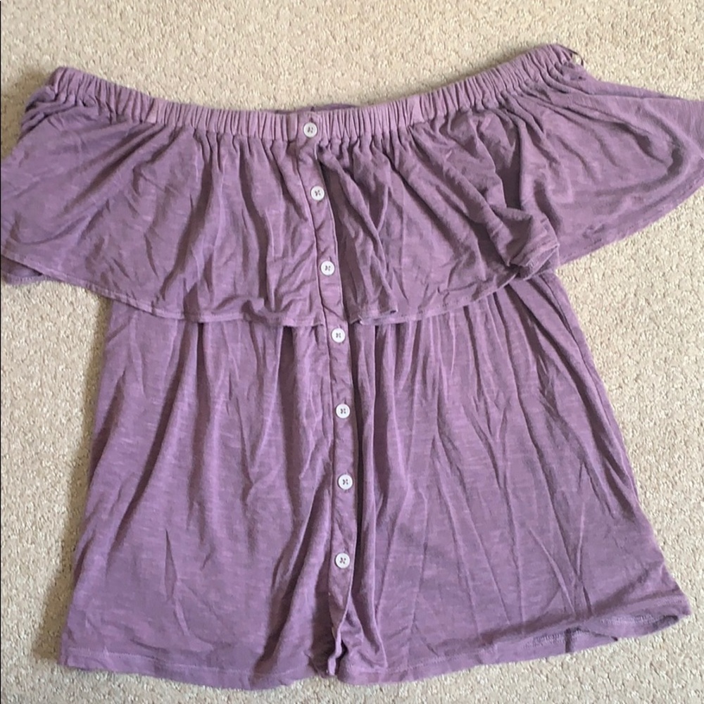 American Eagle Outfitters off the shoulder top